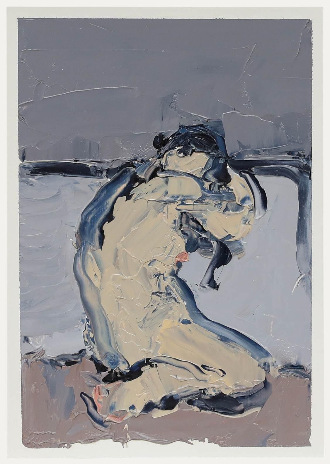 Bernard Myers (1925 2007) 20th Century Oil, Nude V