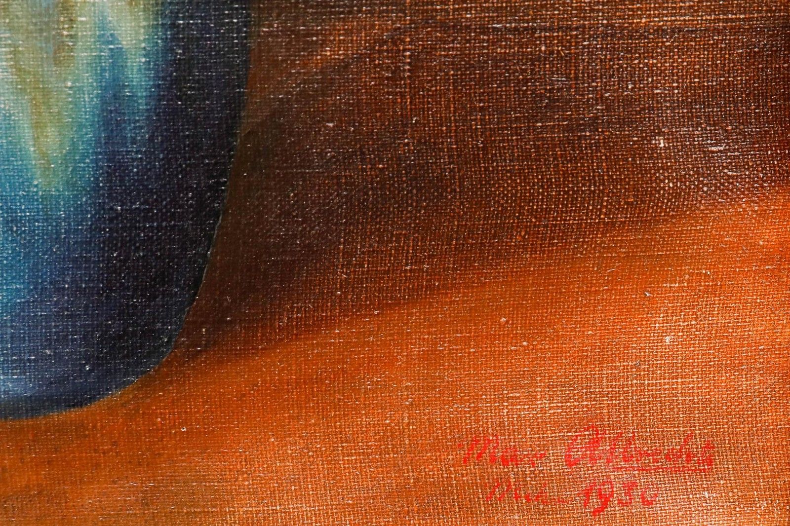 Max Albrecht 1930 Oil, Poppies photo vinterior