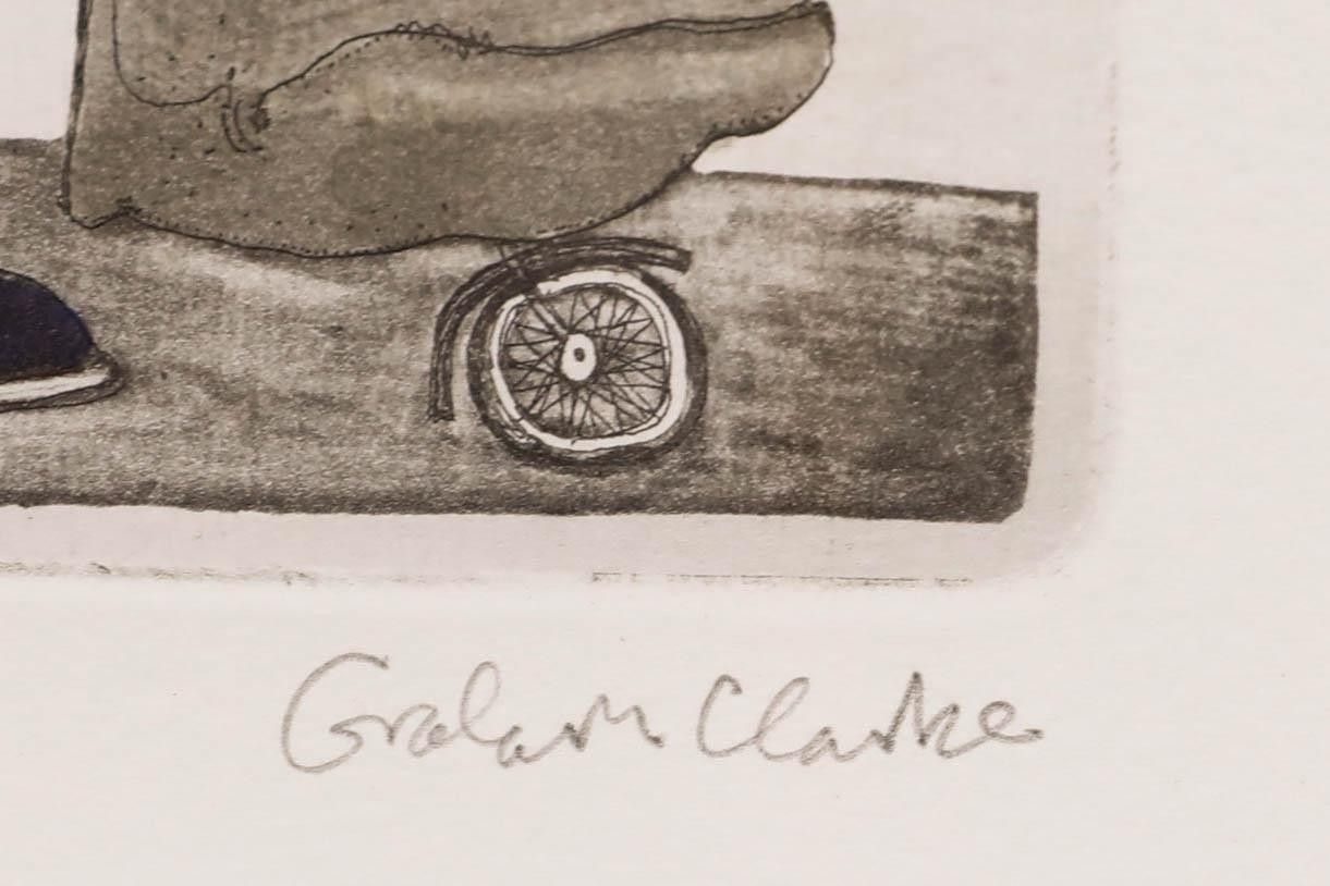 Graham Clarke (B.1941) Framed 20th Century Etching, Jolly Sailor photo 175.0