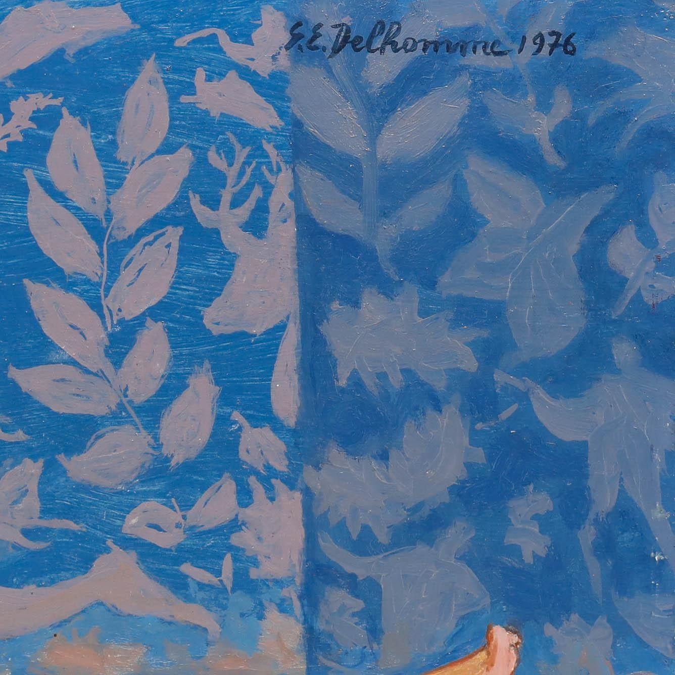 Georges Eugene Delhomme (1904 1989) 20th Century Oil, The Parisian photo Art