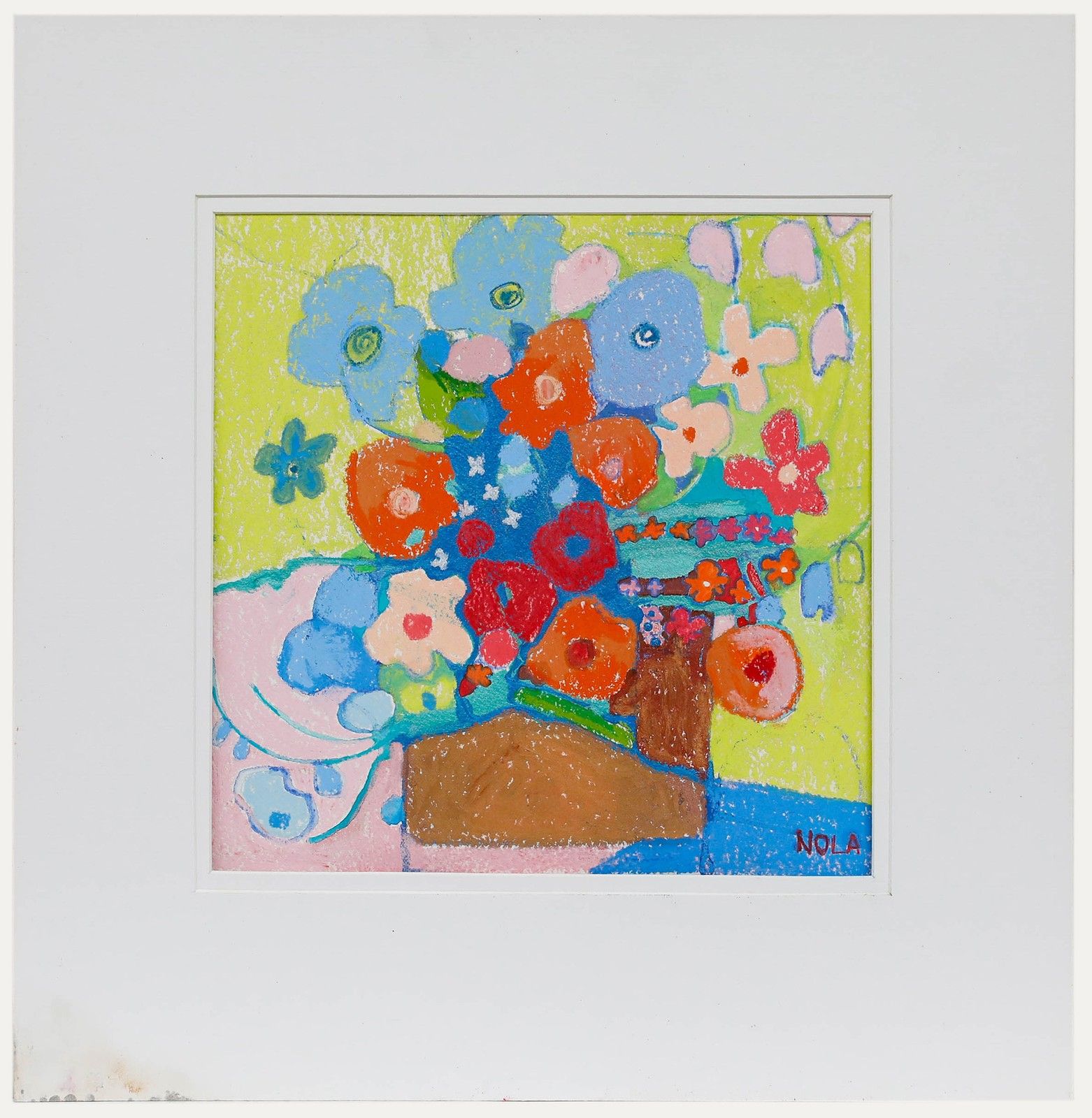 Nola Armstrong 20th Century Pastel, Summer Arrangement