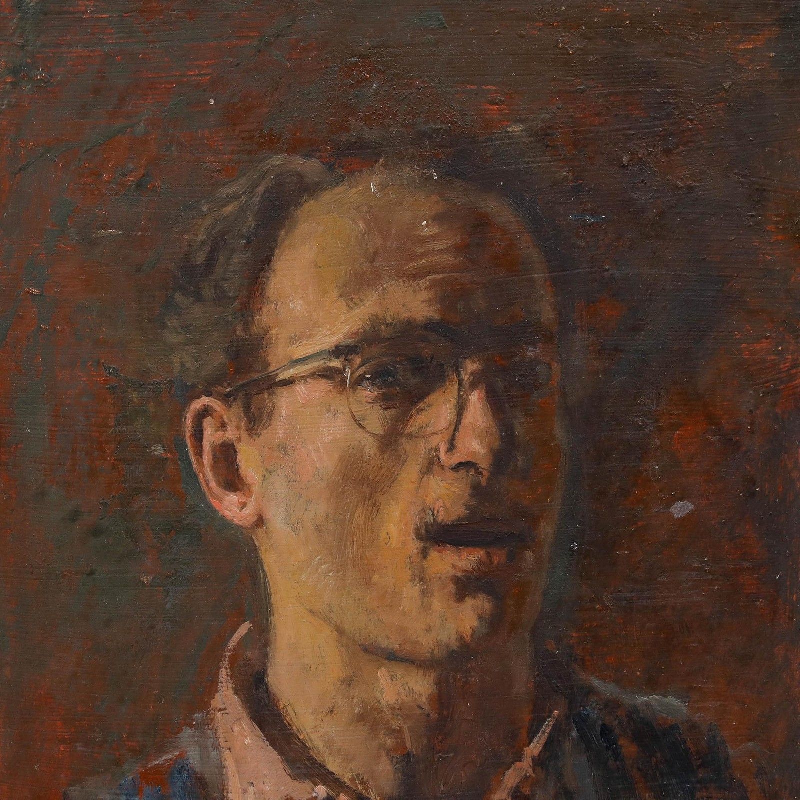 George Weissbort (1928 2013) 20th Century Oil, A Look Of Shock photo Art