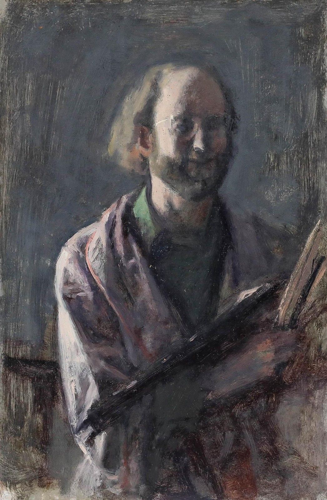 George Weissbort (1928 2013) 20th Century Oil, The Artist At Work photo furniture