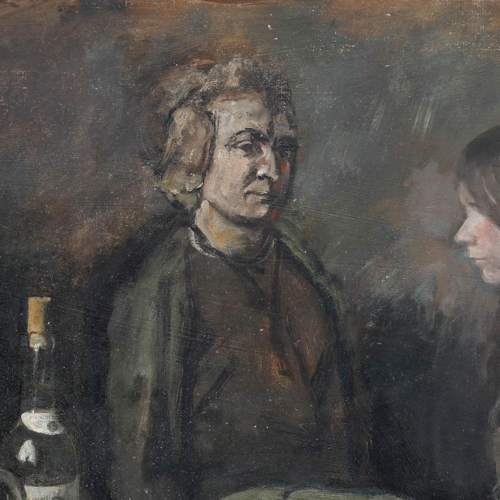 George Weissbort (1928 2013) 20th Century Oil, Still Life With Figures photo 595.0