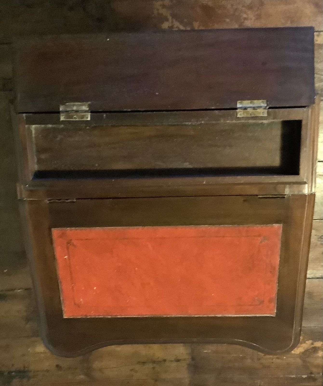 Furniture Victorian Mahogany Davenport Secretaire / Writing Desk photo
