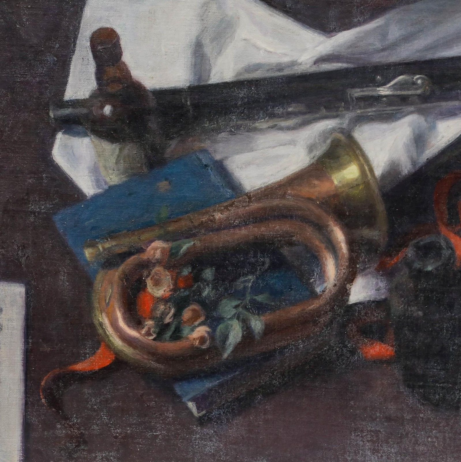 George Weissbort (1928 2013) 20th Century Oil, The Musician's Table photo Art