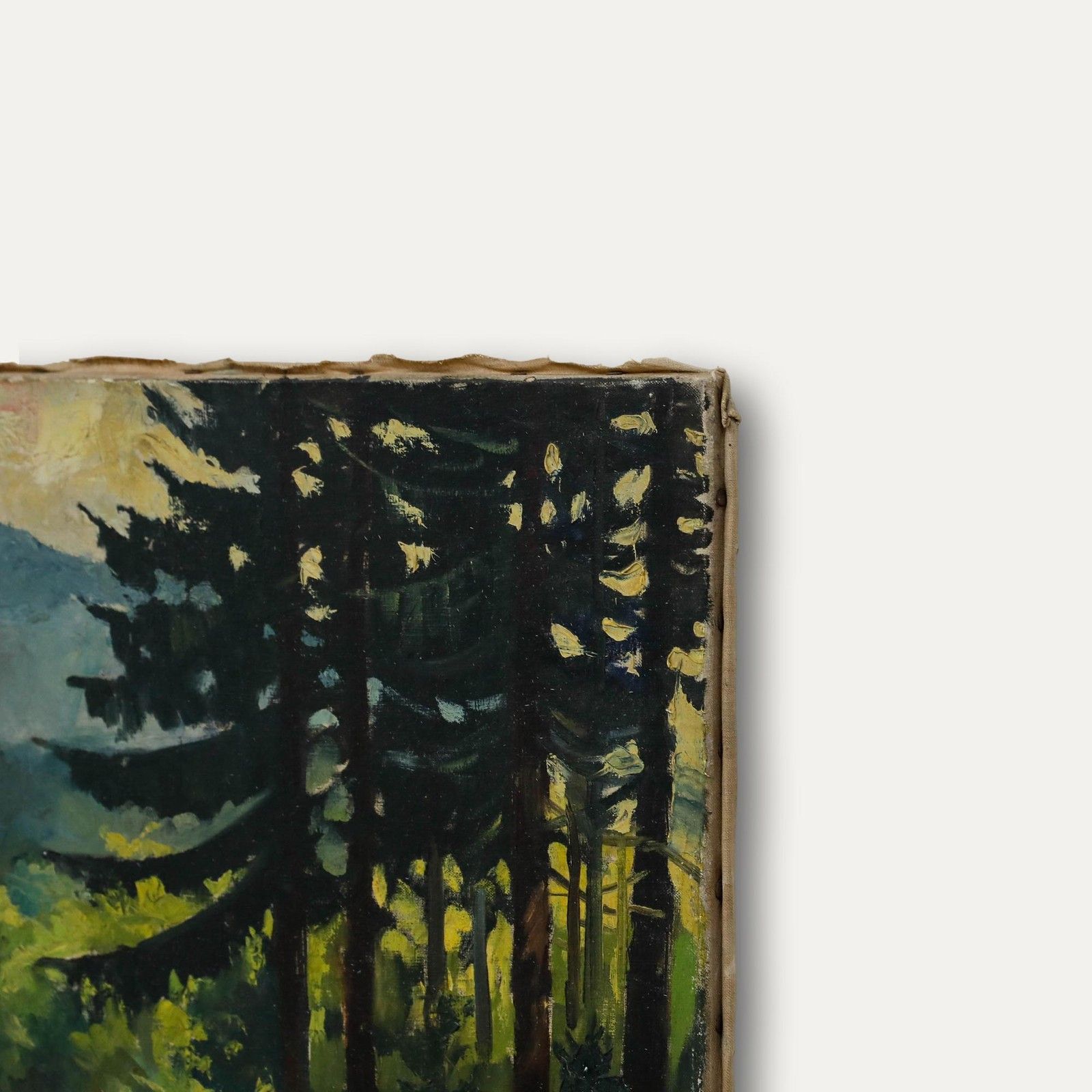 Pierre Neveu (B.1929) 20th Century Oil, Forest In The Mountains photo 395.0