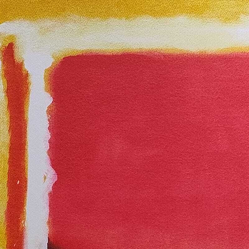 1980s Gorgeous Mark Rothko Limited Edition Lithograph photo for sale