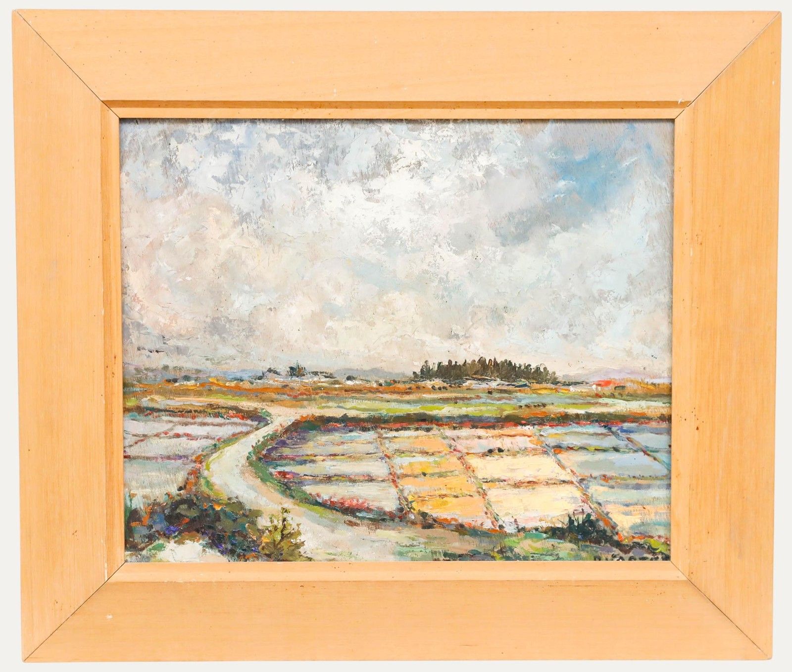 Rene Sartre (1895 1983) 1962 Oil, La Turballe, France