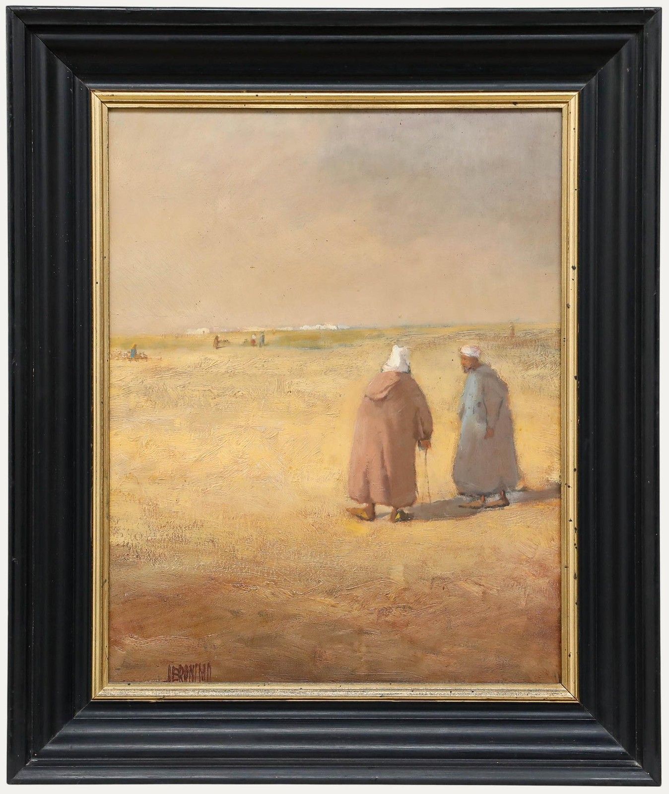 Jeronimo Muniz (B. 1938) 20th Century Oil, A Moment In The Desert