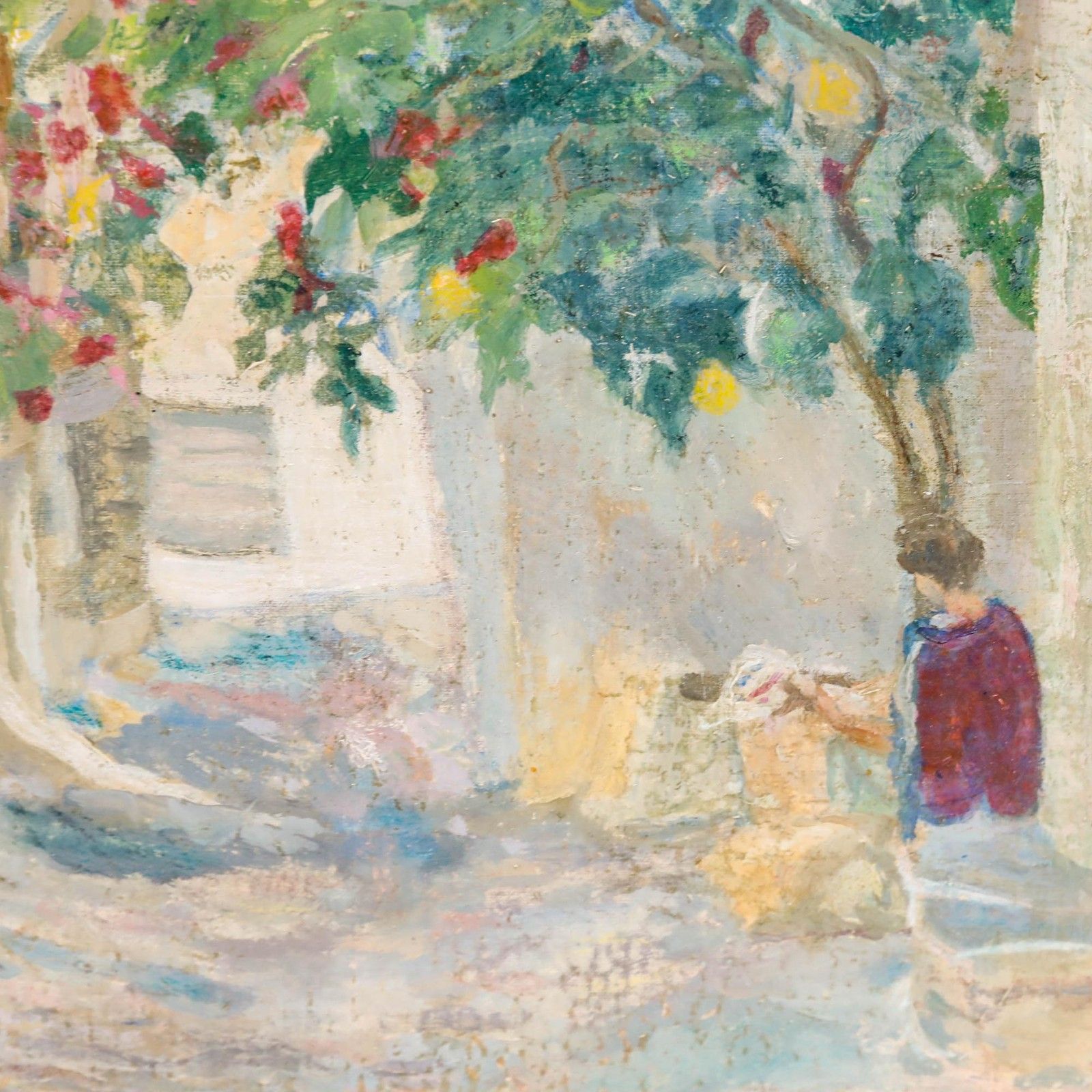 Ken Mirowzy 20th Century Oil, A Street In Spain photo Art