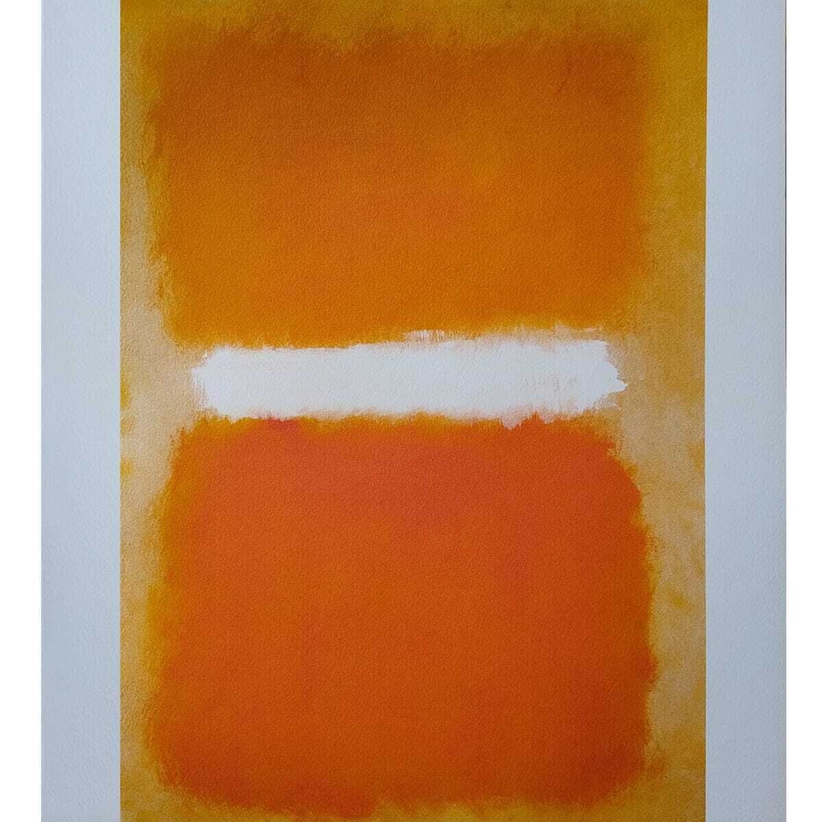 1980s Gorgeous Mark Rothko Limited Edition Lithograph photo furniture