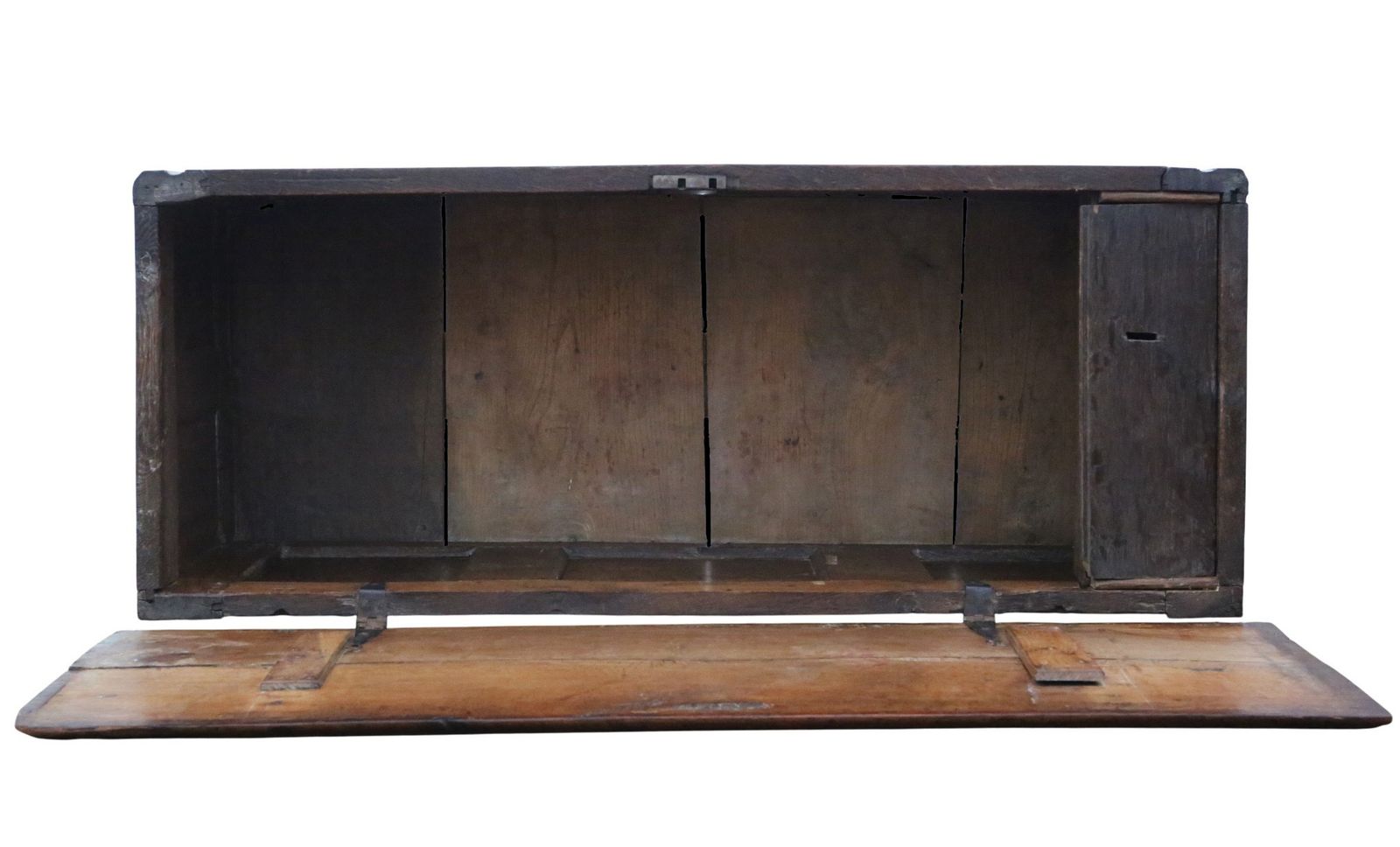 photo furniture 18th Century Large Carved Oak Coffer With Candle Box – Quality Marriage Chest