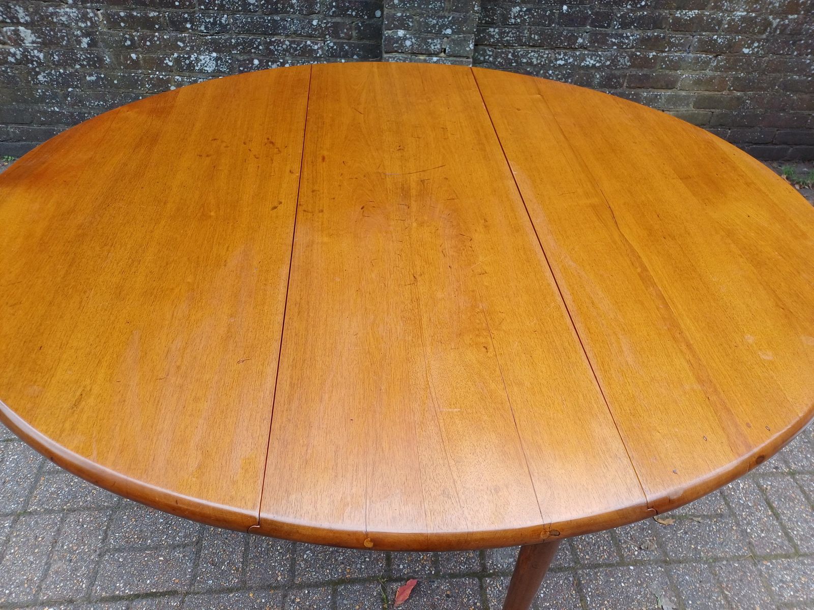 Heavy Mahogany Victorian Dining Table C.1860, Antique Round Drop Leaf Table, Mid 19th Century English Vintage Furniture photo buy