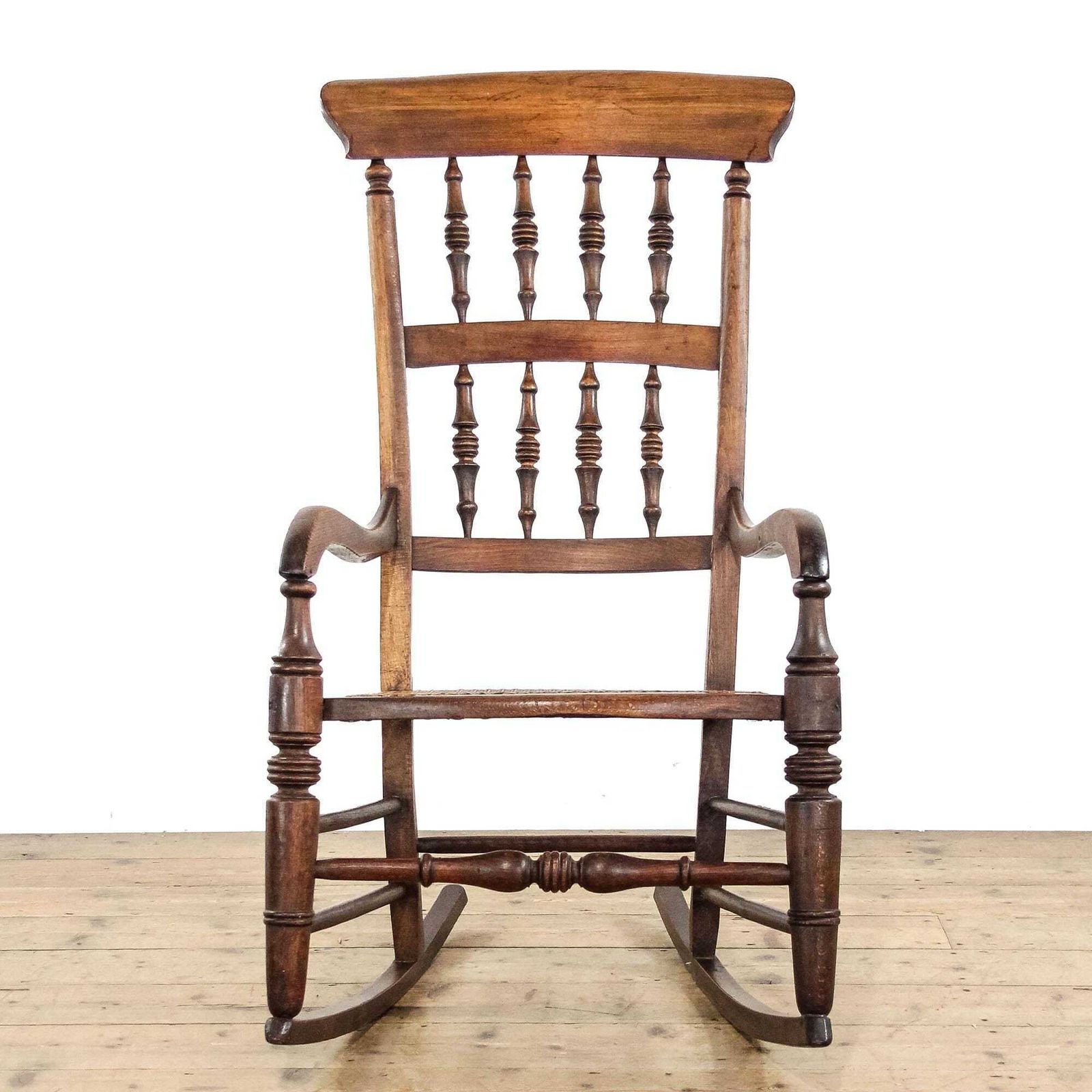 Antique Windsor Spindle Back Rocking Chair | Antique Rocking Chair | Antique Furniture | Antique Chair | Armchair (M 6390) photo furniture