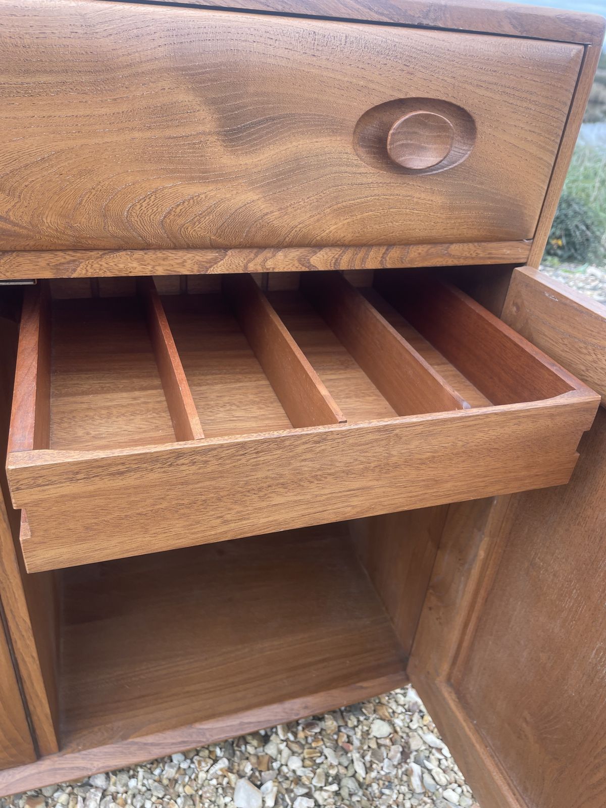 Furniture Ercol Windsor Blue Label Side Board In Blonde photo