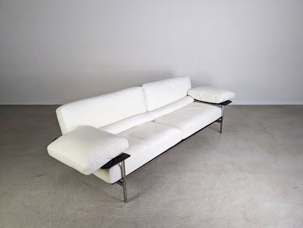 B&B Italia Sofa Diesis Leder Weiß Couch Antonio Citterio Paolo Nava photo buy