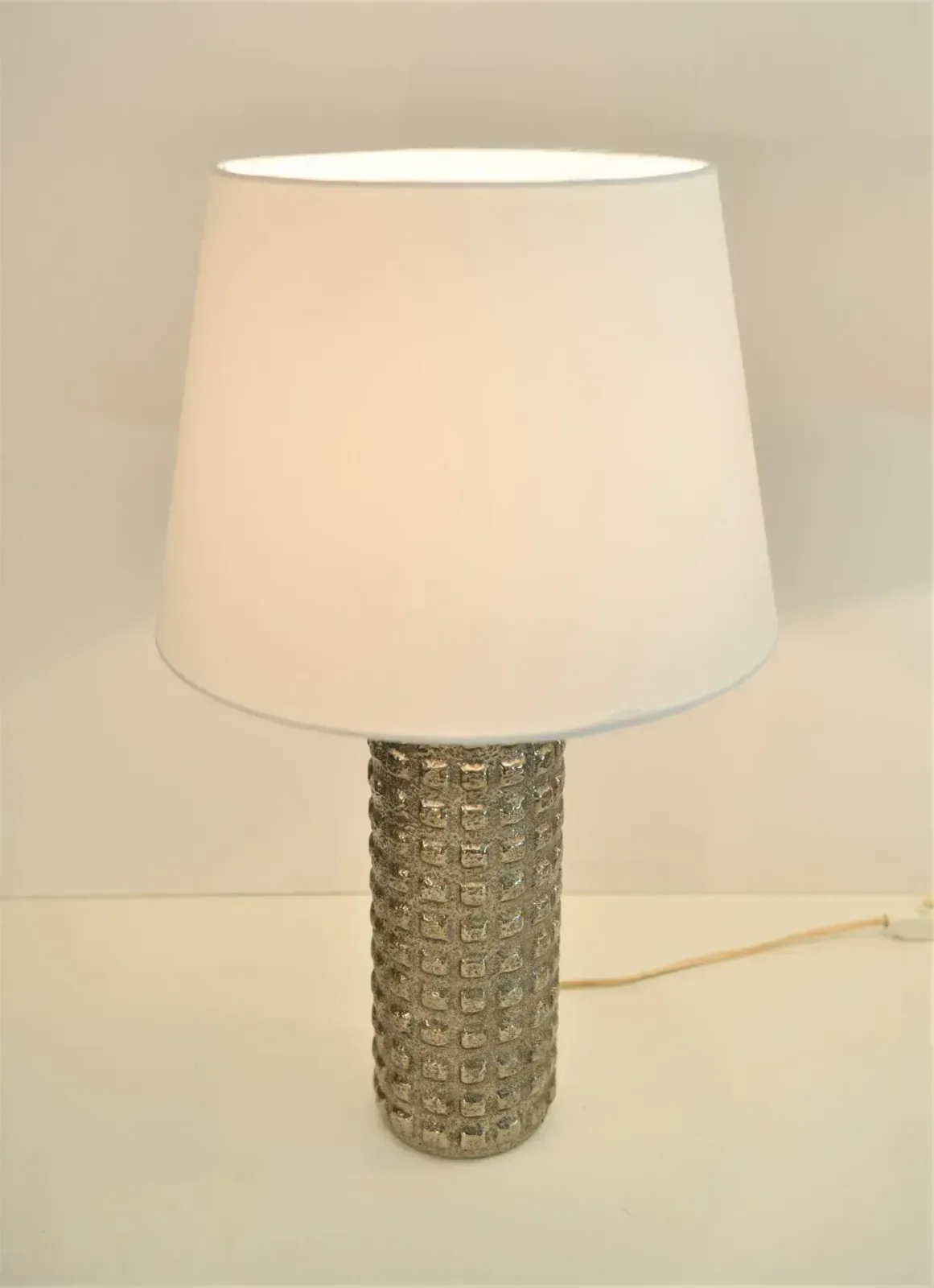 Table Lamps In Mercury Glass By Uno & östen Kristiansson For Luxus, Set Of 2 photo Lighting