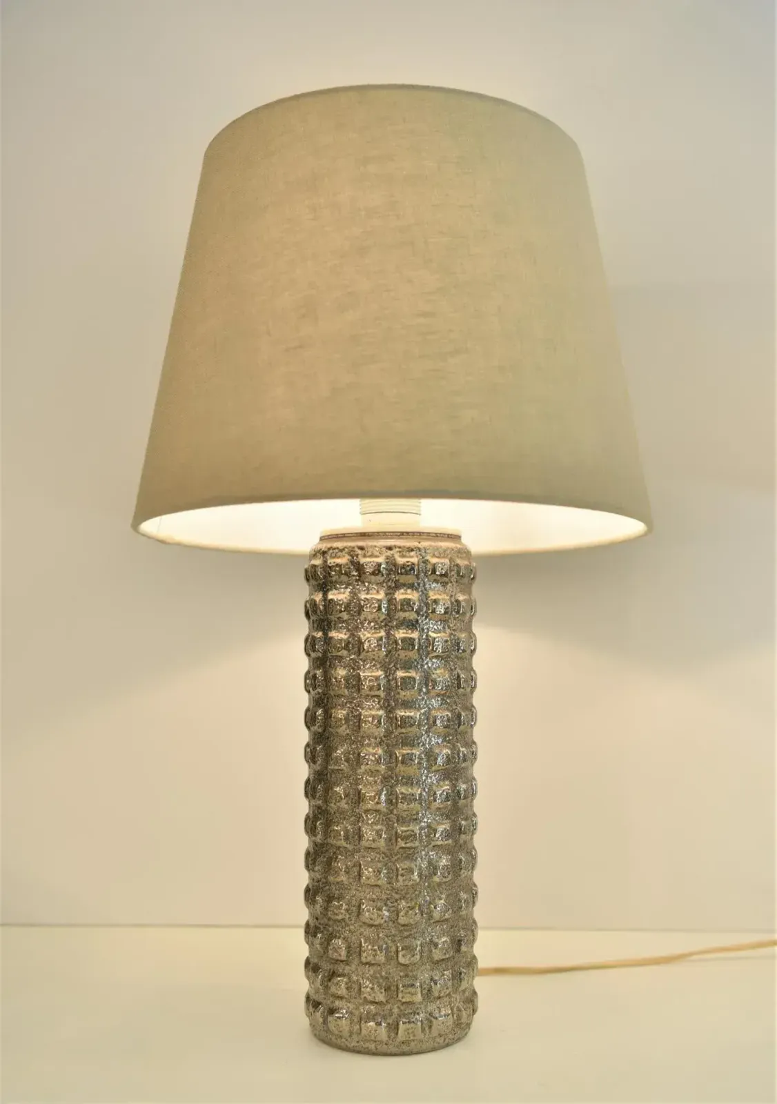 Table Lamps In Mercury Glass By Uno & östen Kristiansson For Luxus, Set Of 2 photo 3298.0