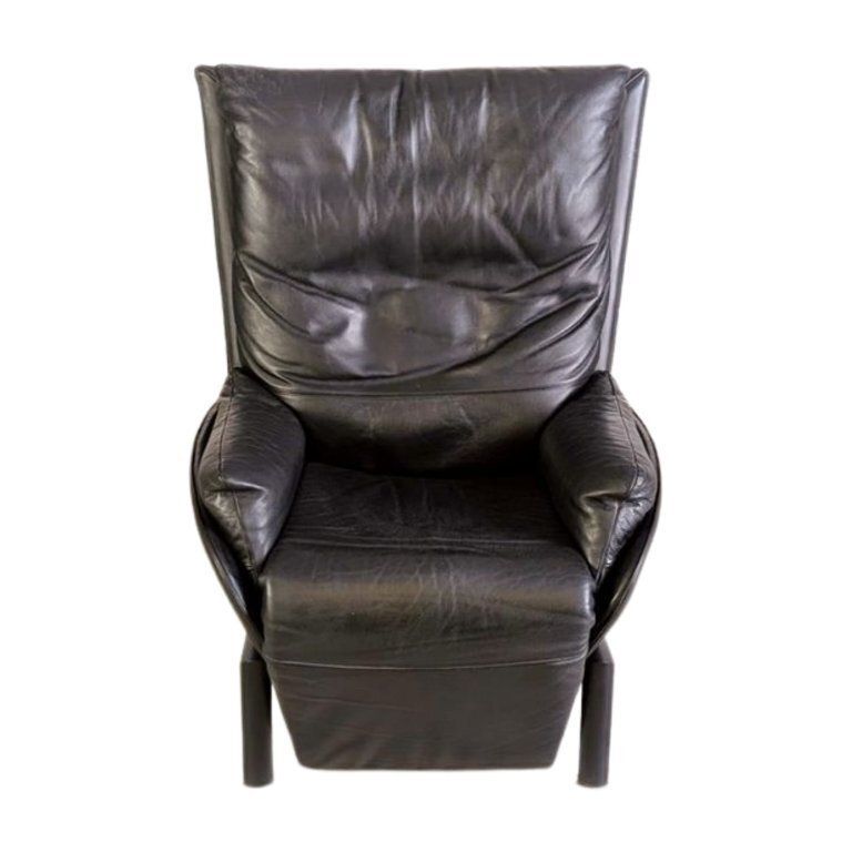 Original Wk Wohnen Armchair Design Armchair Leather Black