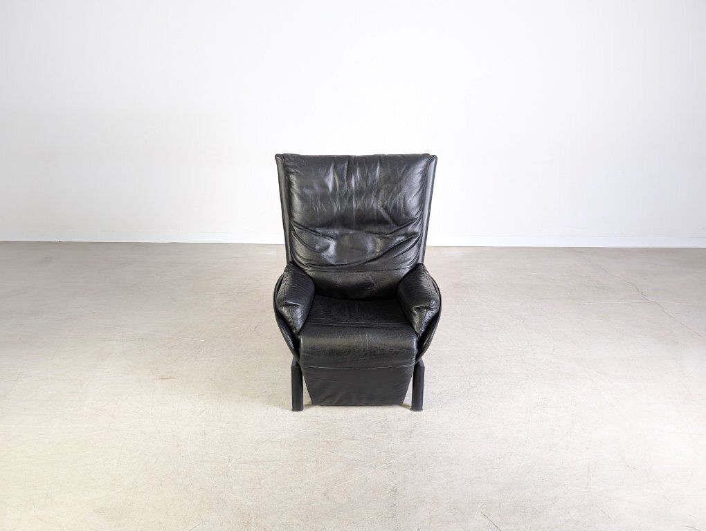 Original Wk Wohnen Armchair Design Armchair Leather Black photo furniture