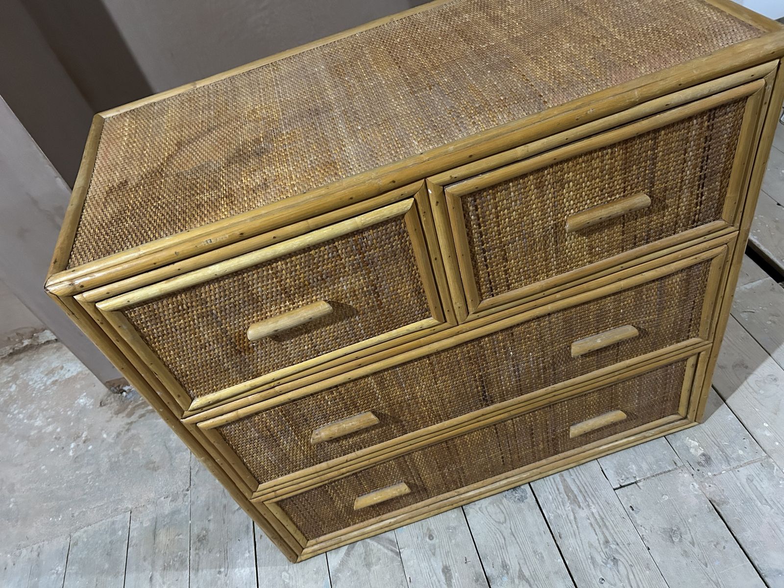 1970s Rattan Bedroom Set photo buy