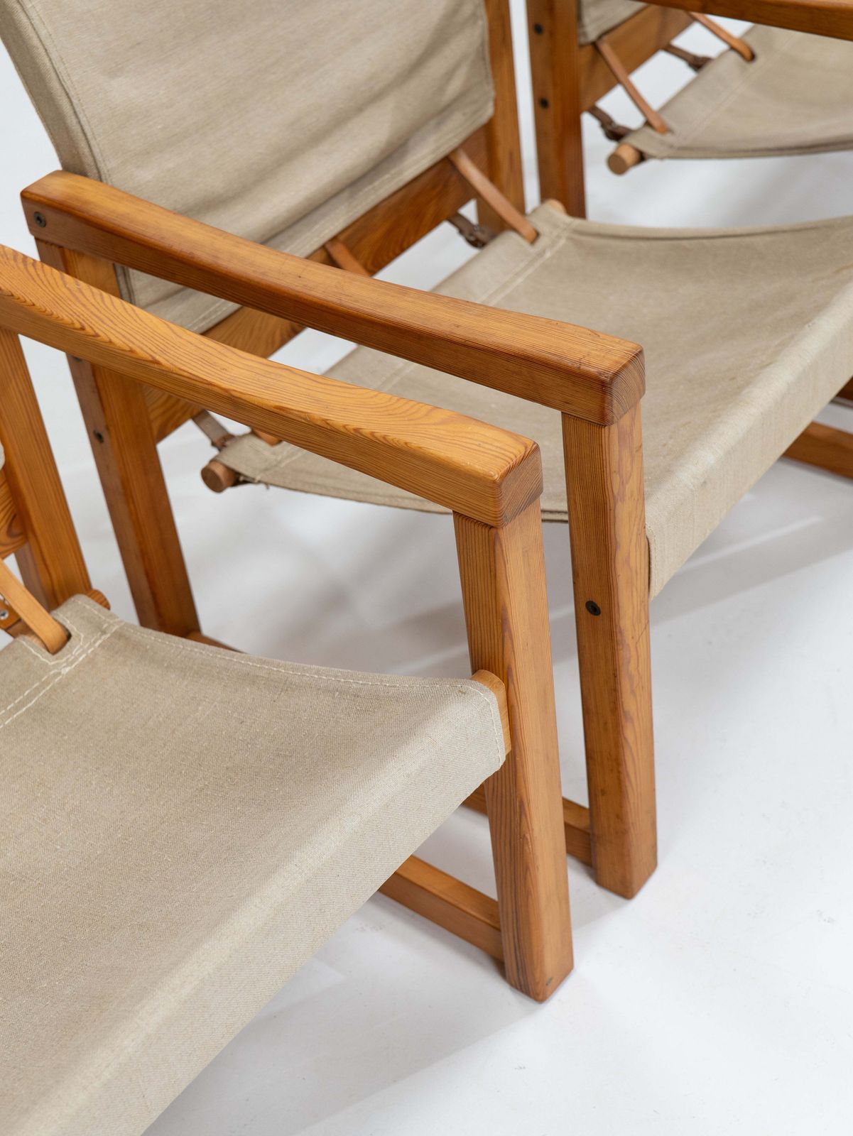 photo for sale Midcentury Modern Set Of Four Karin Mobring Armchairs Model Diana By Ikea In Sweden, 1970s