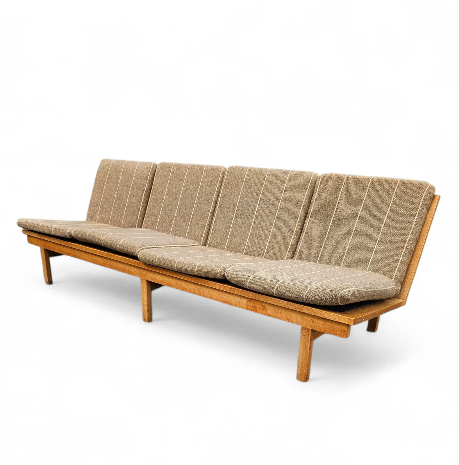 Furniture 4 Seat Sofa 2219 By Børge Mogensen For Fredericia Stolefabrik Denmark 1960s photo