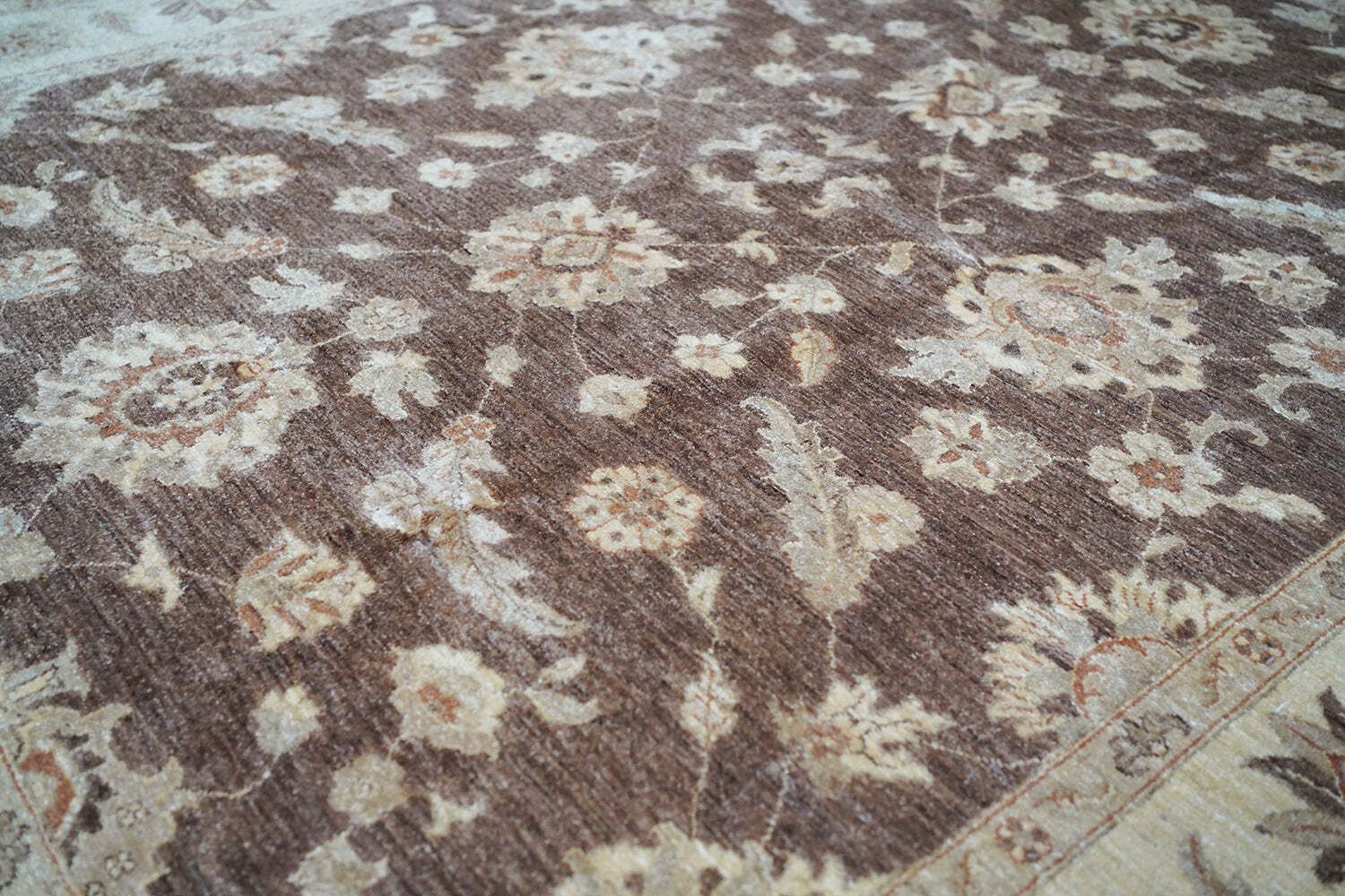 1375.0 A Large Contemporary Gold Antique Wash Ziegler Carpet C.2010 photo