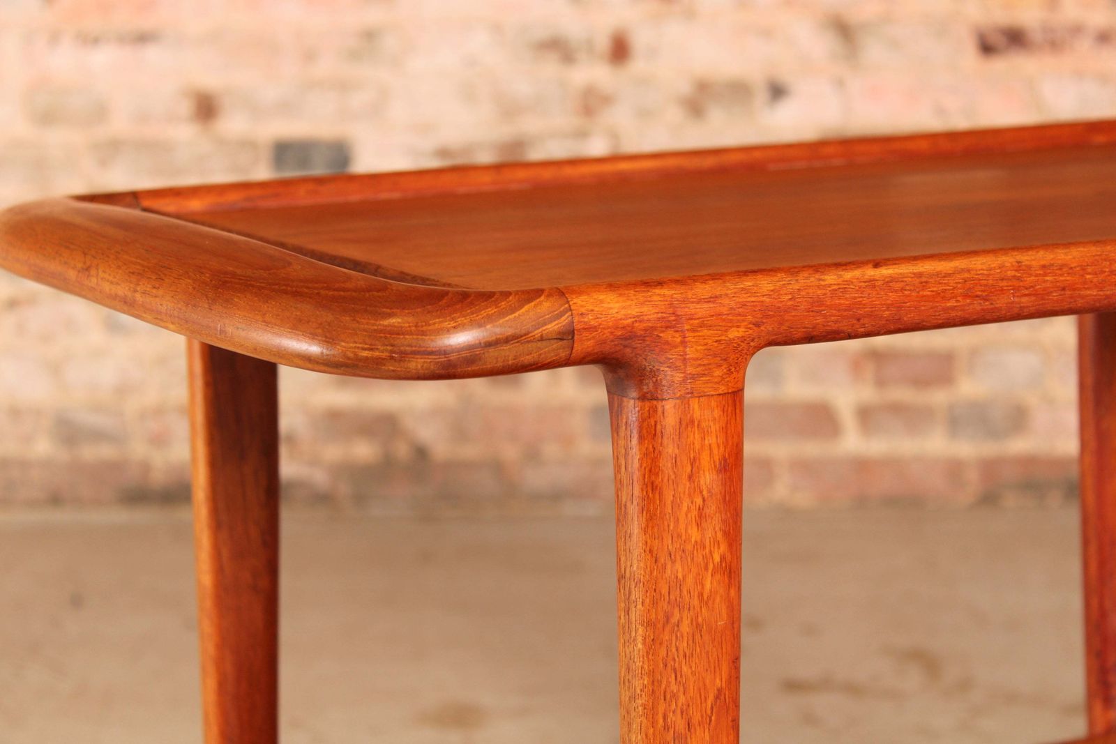 Mid Century 2 Tier Teak Serving Trolley By Niels O. Møller For J.L. Møllers, 1960s photo vinterior