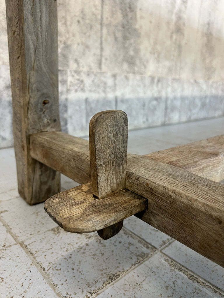 248cm Rustic Oak Dining Refectory Table photo vinterior