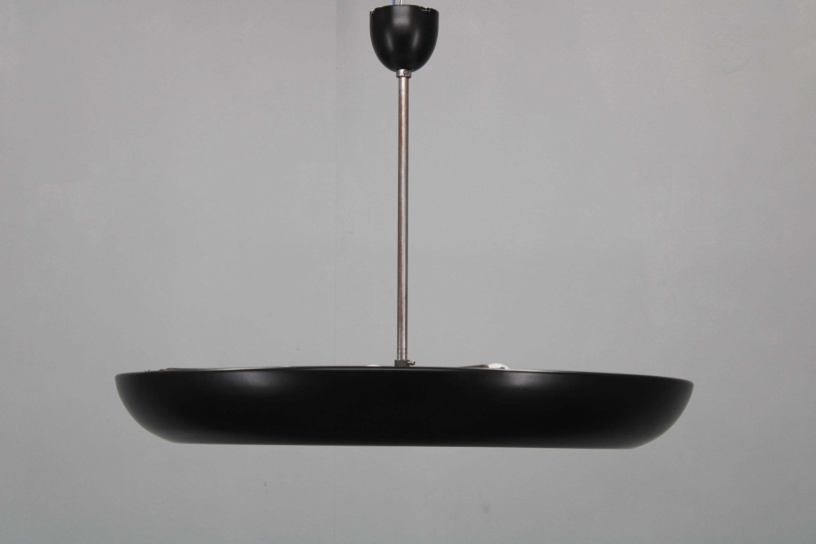 Bauhaus "Ufo" Pendant Light By Josef Hurka For Napako, Czechoslovakia, 1940s photo 1230.0