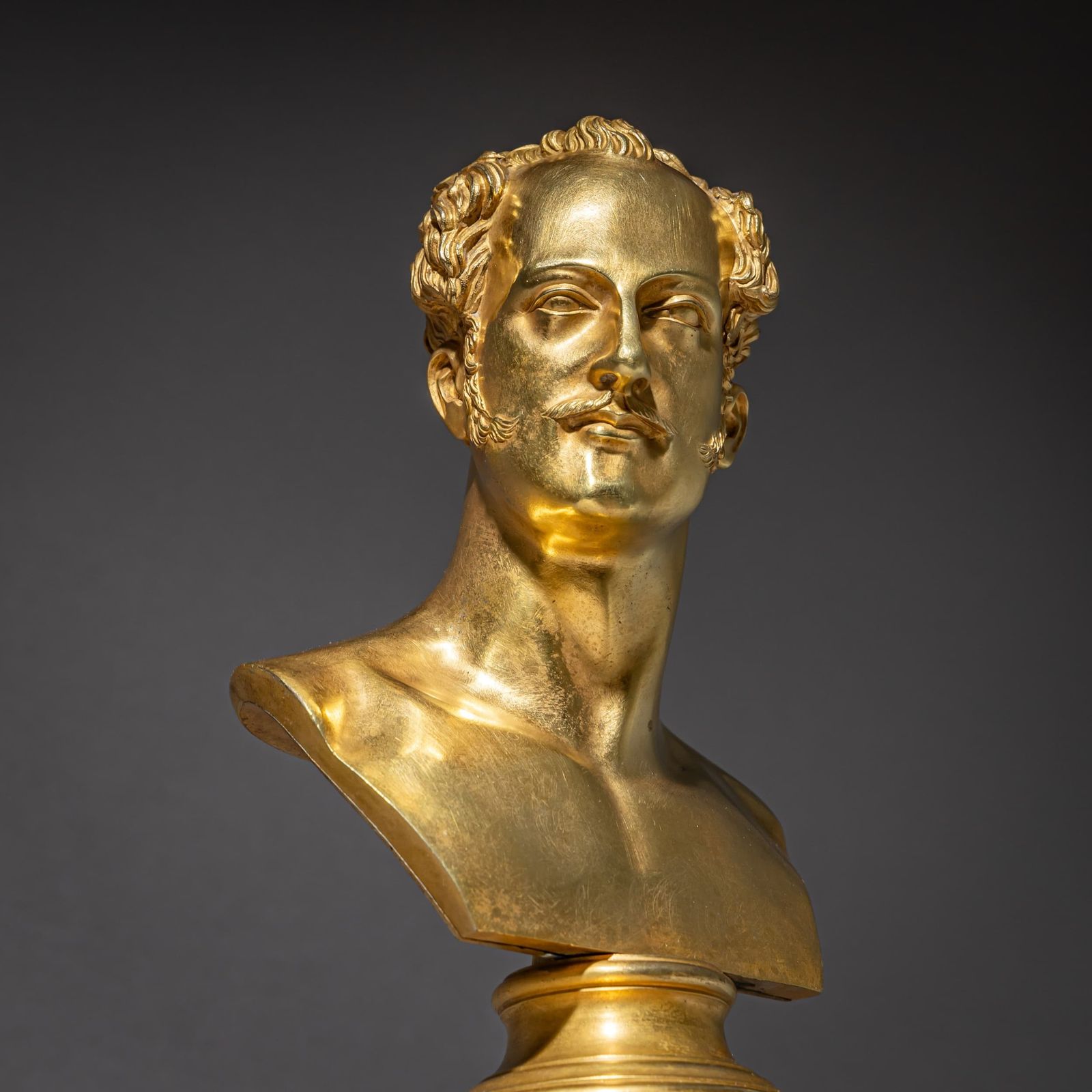 14000.0 Portrait Bust Of Tsar Nicholas I (1796–1855), Attributed To Fyodor Kowschenkow, Circa 1830 photo