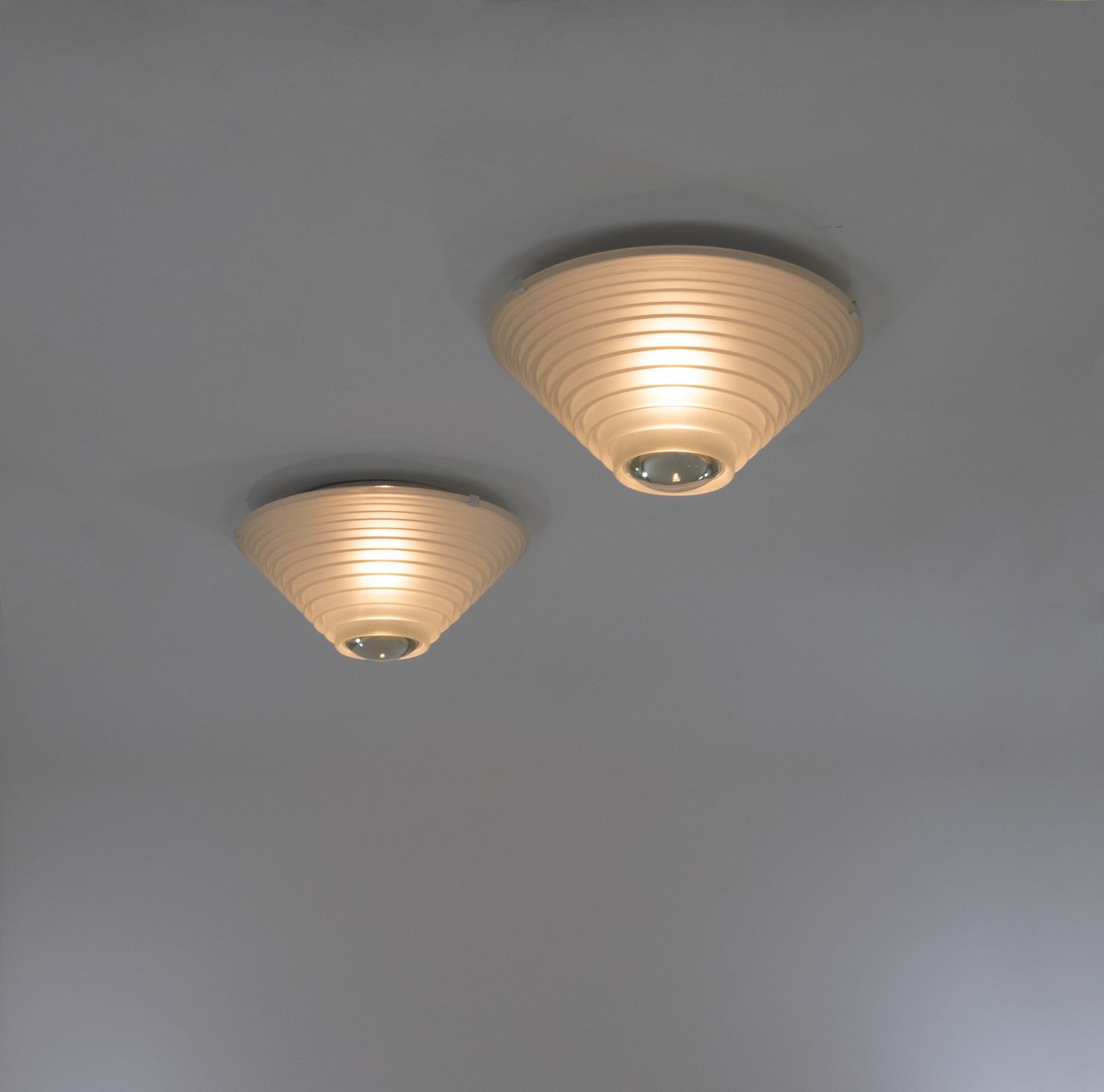 Pair Of Egina Ceiling Or Wall Lamps By Angelo Mangiarotti For Artemide, 1970s photo 2960.0