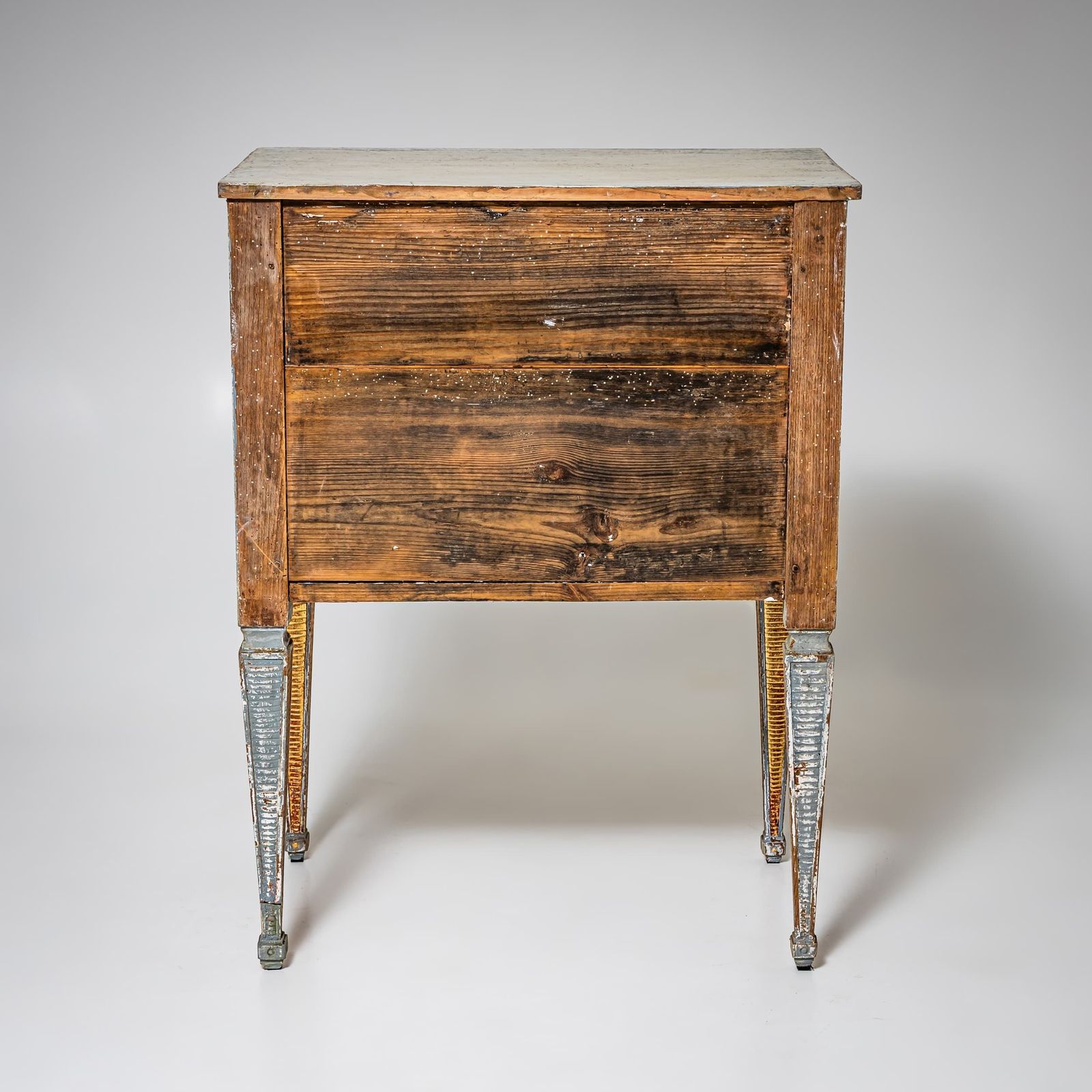 Hand Painted Louis XVI Chest Of Drawers With Gilt Accents, Late 18th Century photo buy