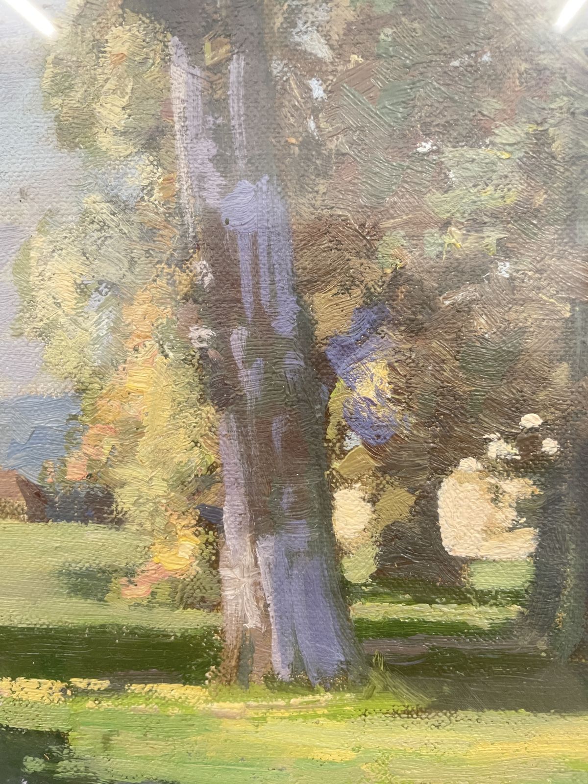 A Gorgeous Vintage Oil Landscape Painting photo 150.0