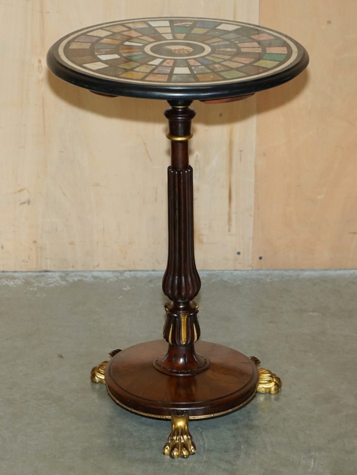 A Pair Of Regency 1810 Specimen Marble Pietra Dura & Rosewood Occasional Tables photo furniture