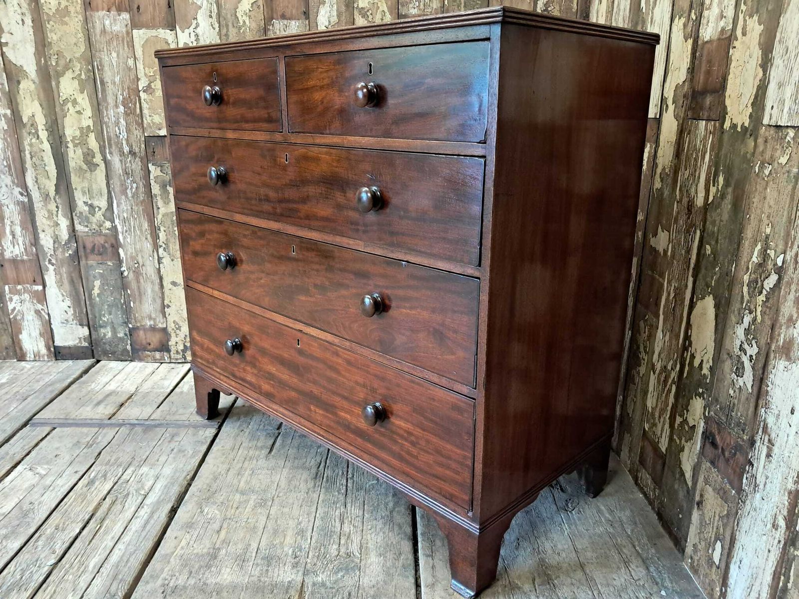 19th Century Mahogany Chest Of Drawers photo 825.0