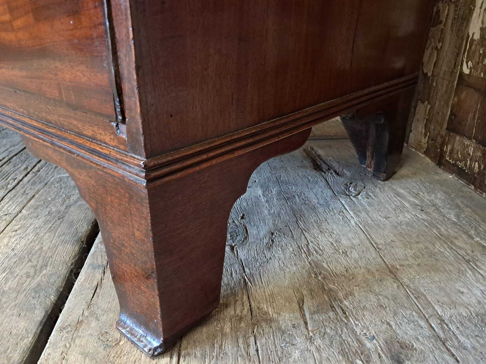 19th Century Mahogany Chest Of Drawers photo vintage