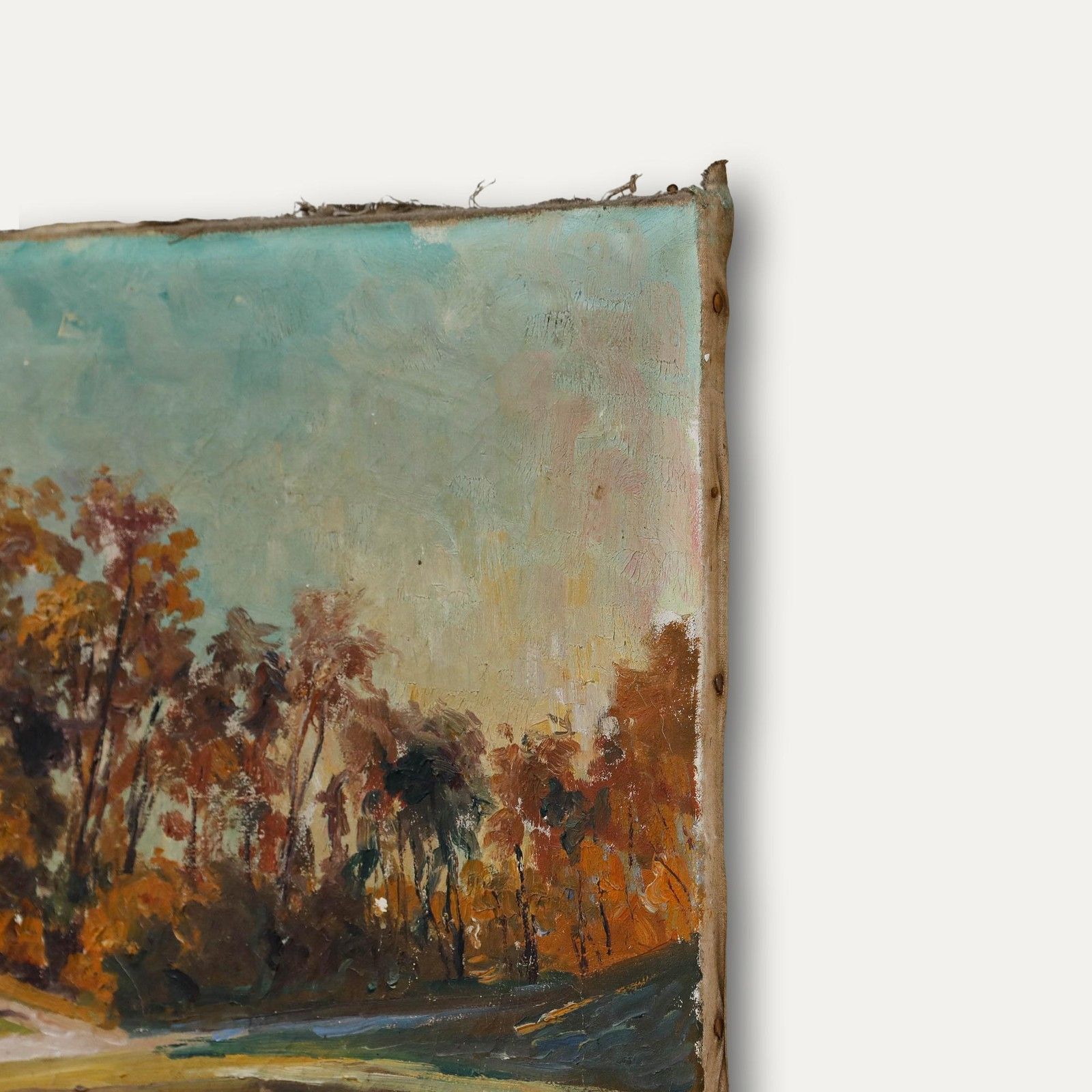 Theodor Gullery (1900 1976) Mid 20th Century Oil, Autumn In The Park photo 350.0