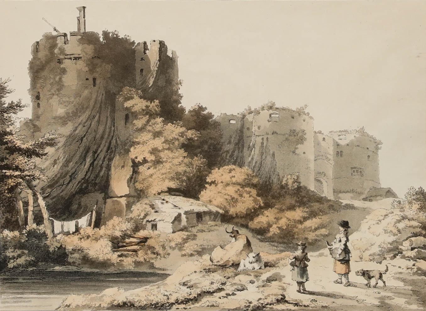 W. Pickett And J. Clarke After P.J. De Loutherbourg Etching, Conway Castle photo furniture