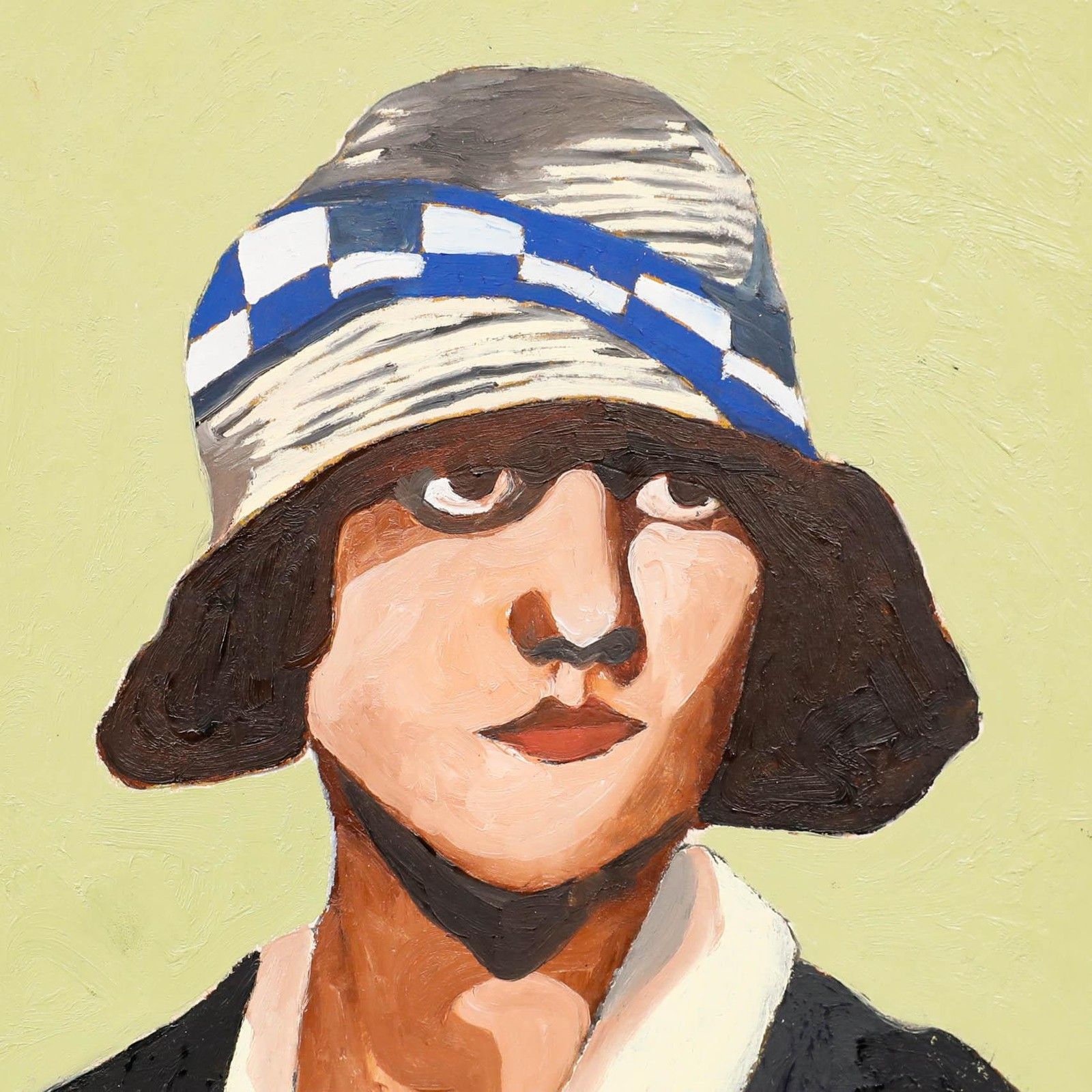 Ben Carrivick Contemporary Oil, A Stylish Lady photo Art