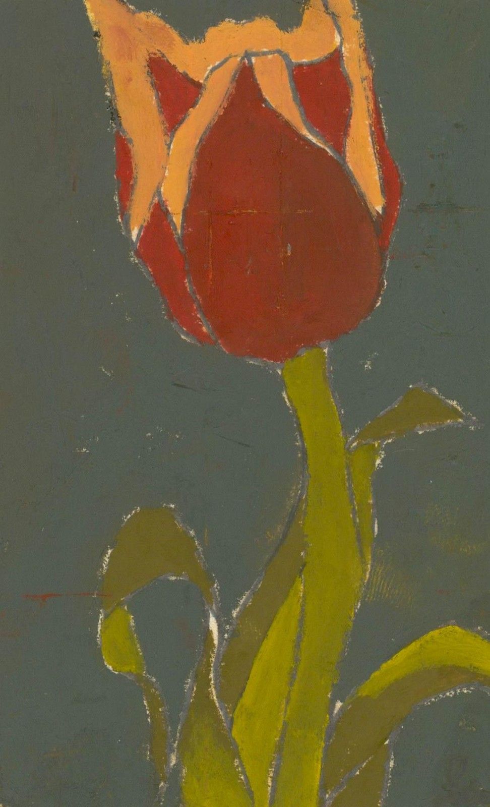 Ben Carrivick Contemporary Oil, A Single Tulip photo for sale