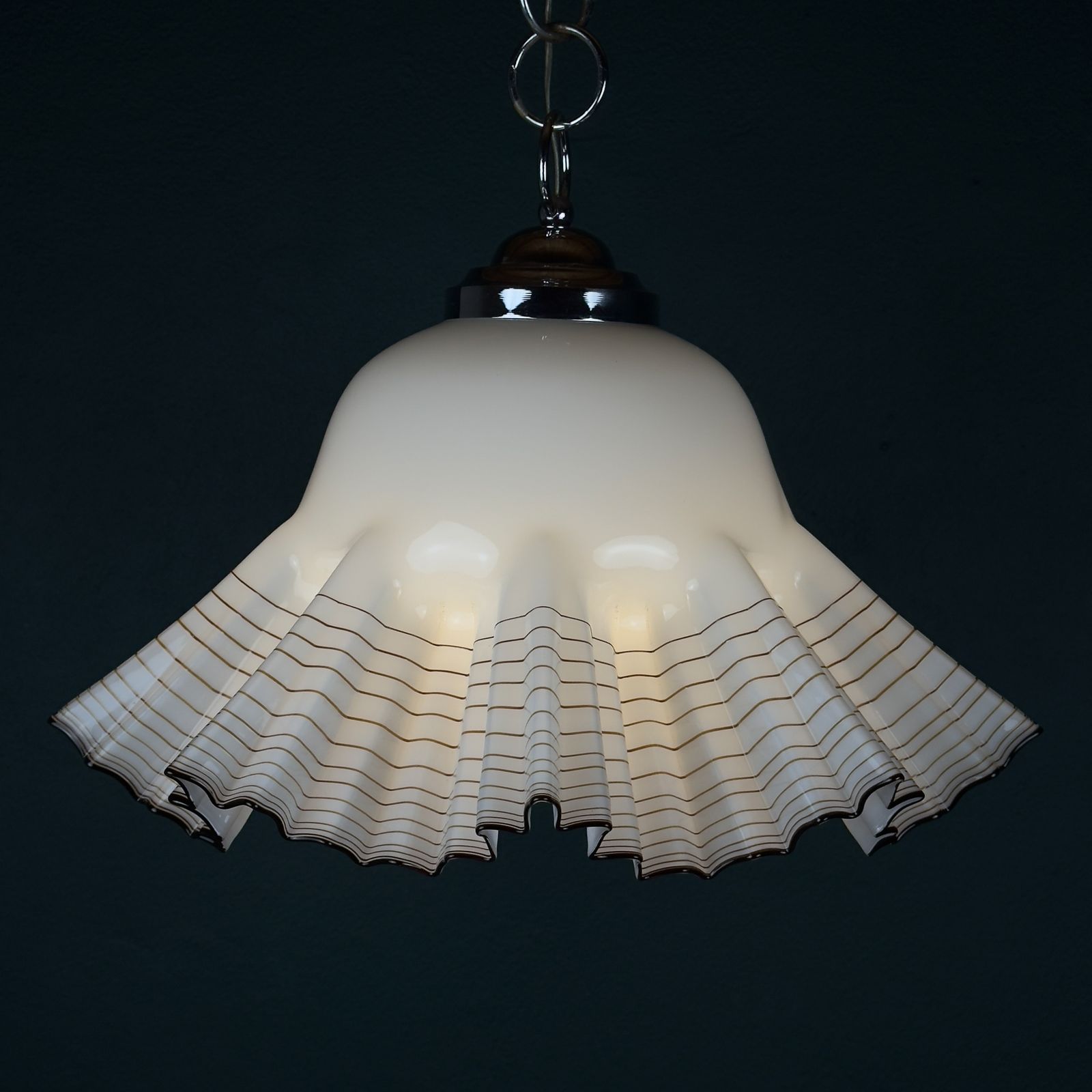 photo vintage Vintage Murano Pendant Lamp By Vetreria De Majo, Italy 1970s