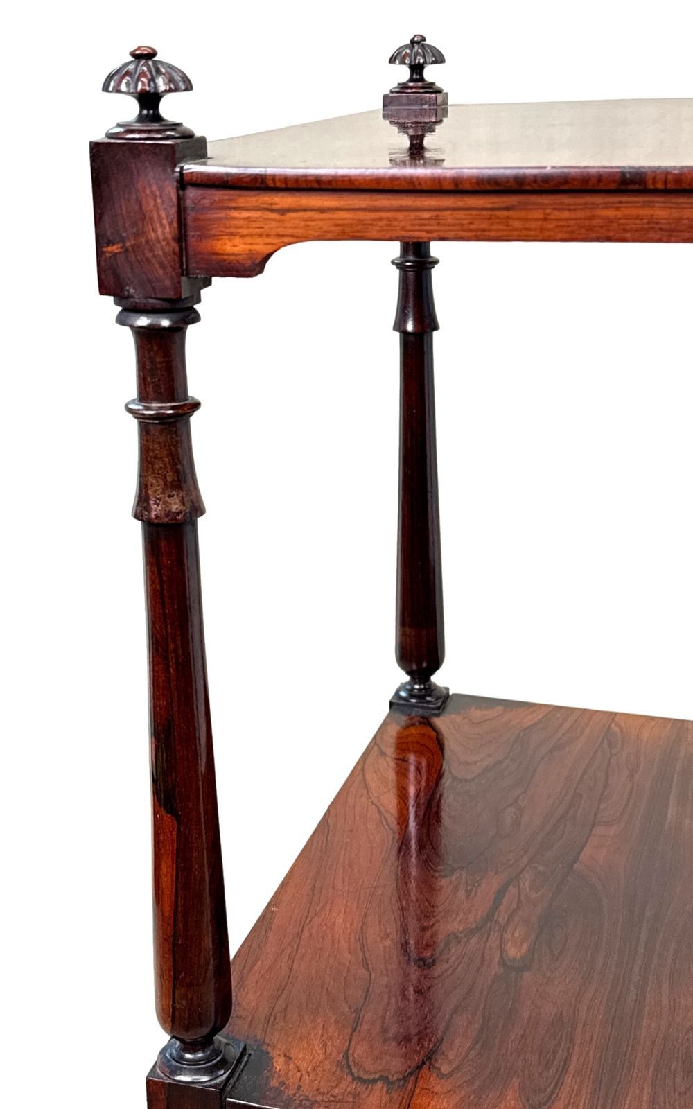 Small Regency Rosewood Whatnot (England, Circa 1825) photo for sale