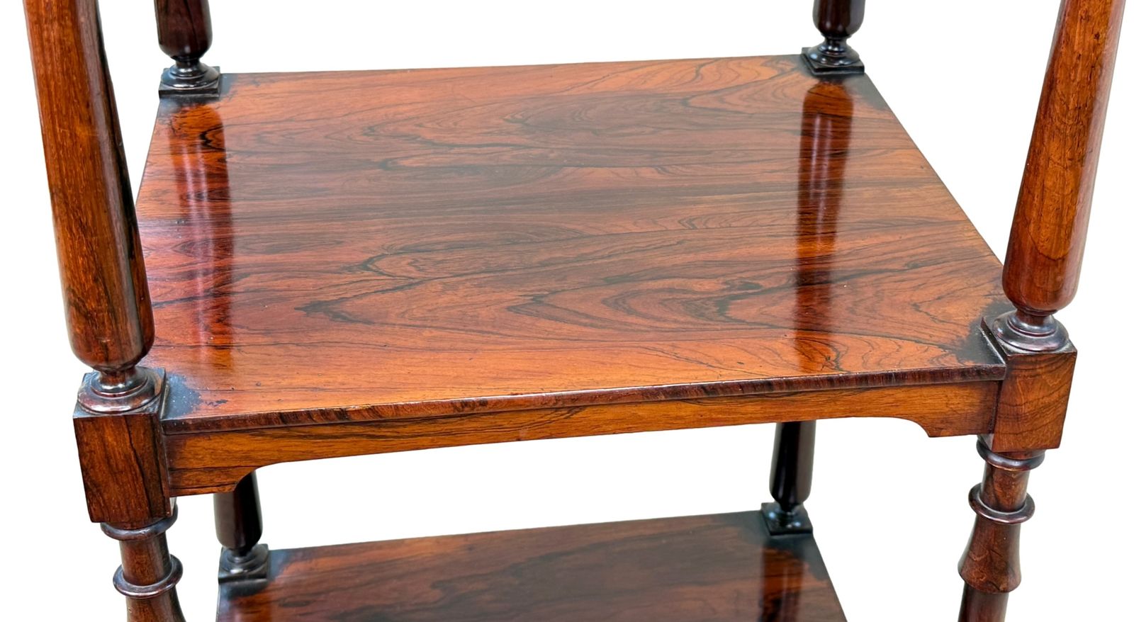 photo for sale Small Regency Rosewood Whatnot (England, Circa 1825)