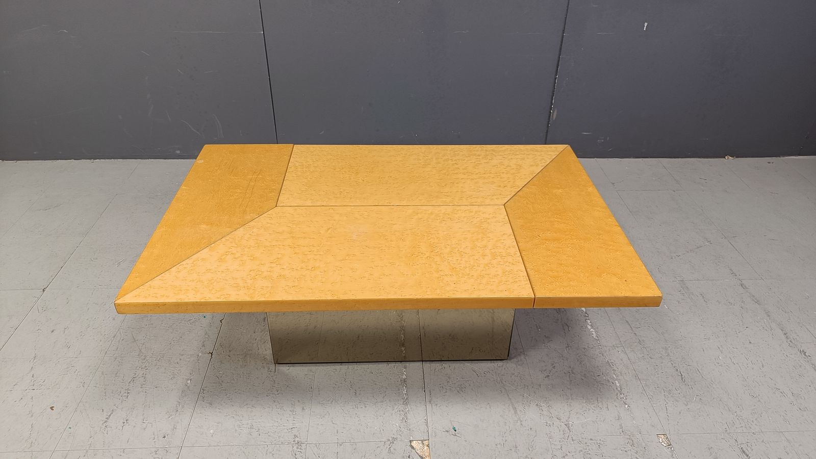 Vintage Ash Wood Coffee Table By Paul Michel, 1970s photo vinterior