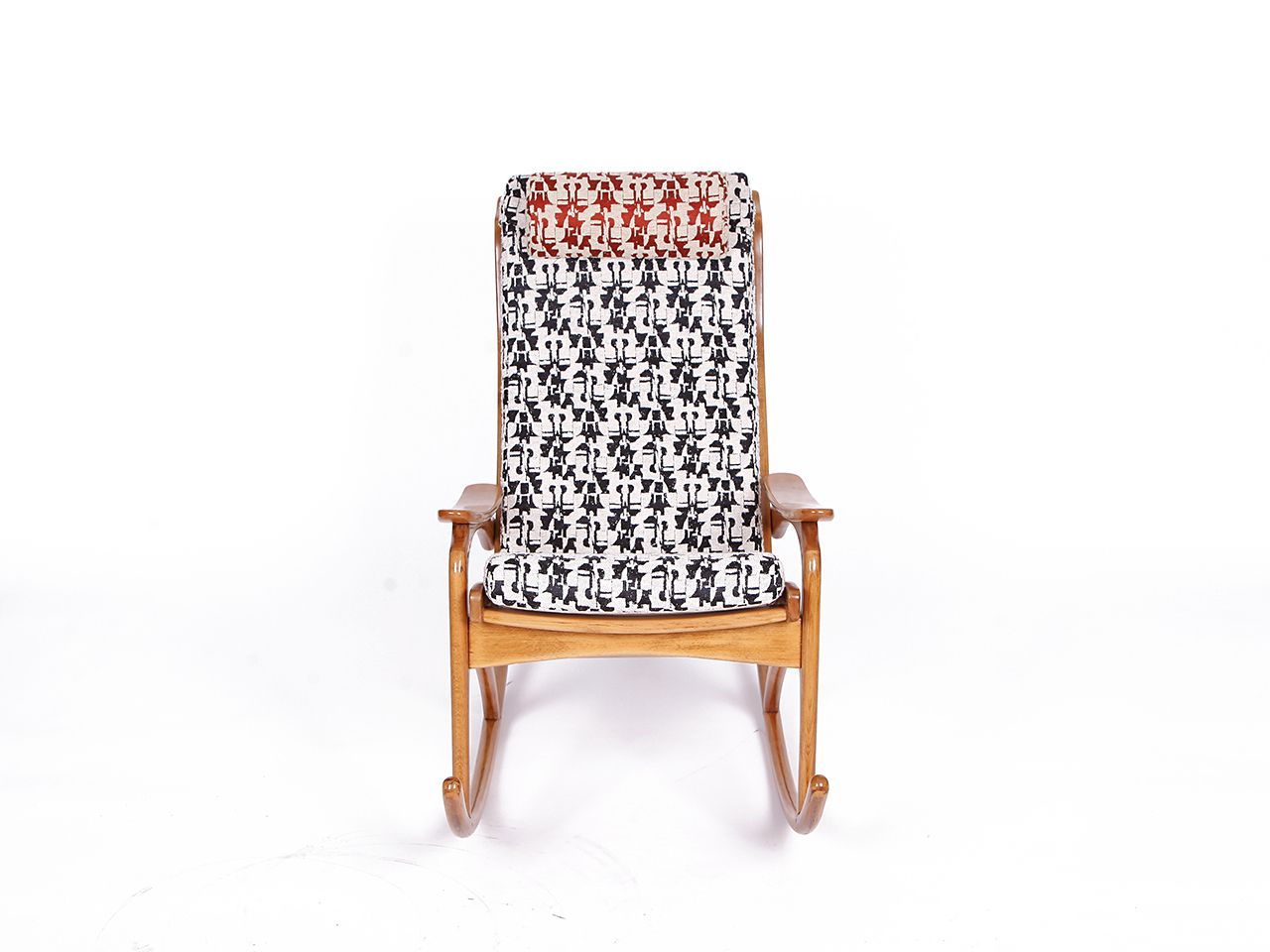 Uluv Rocking Chair, 1950s élitis Upholstery photo furniture