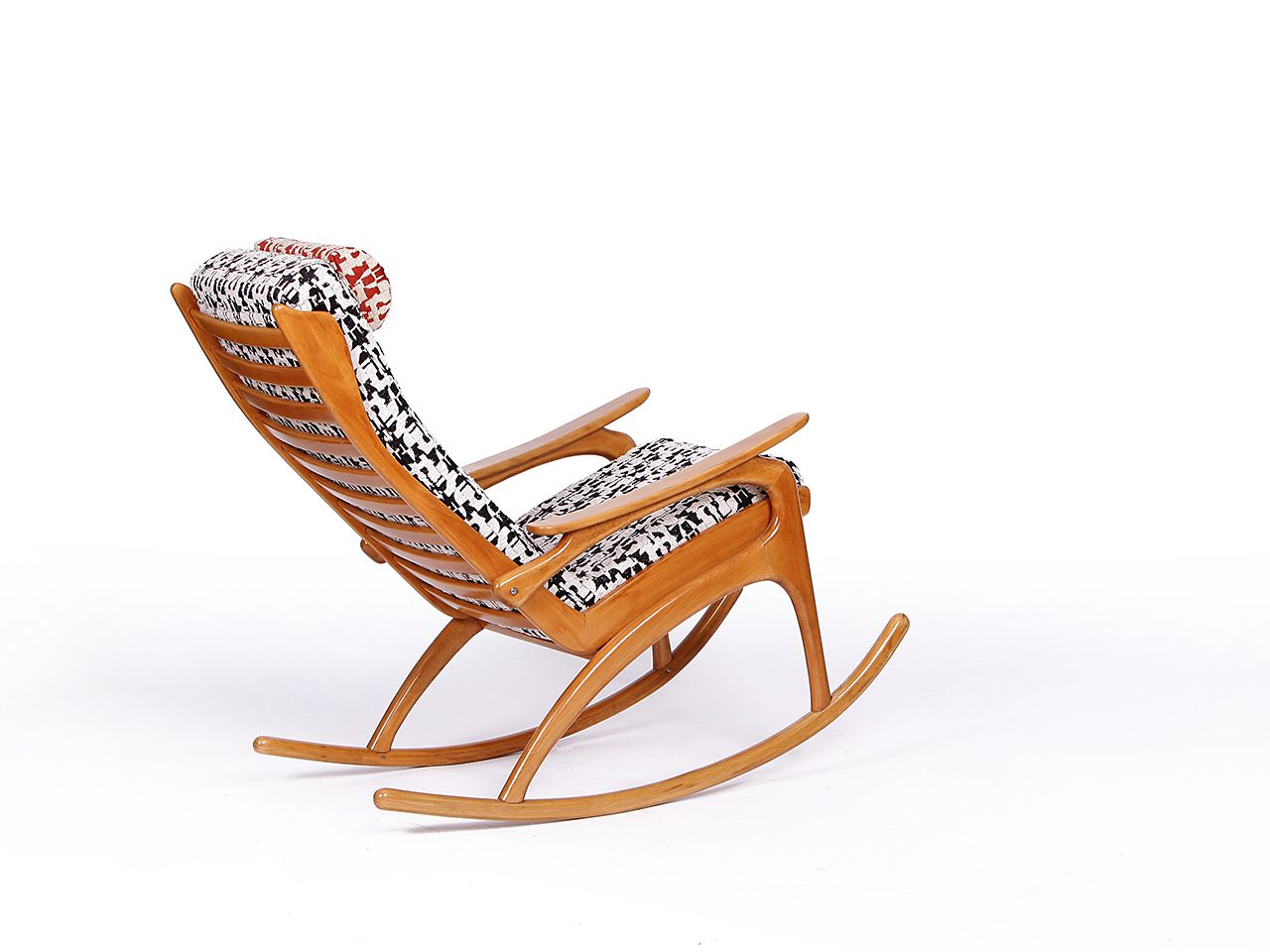 Uluv Rocking Chair, 1950s élitis Upholstery photo Furniture