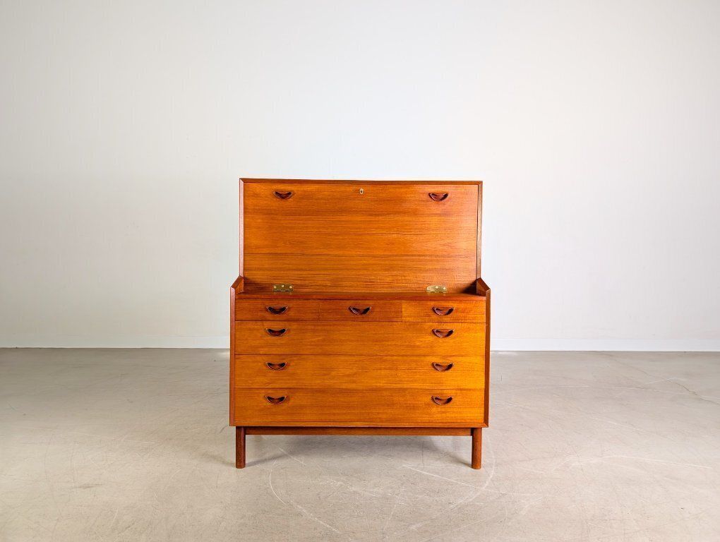 Peter Hvidt Orla Mølgaard Nielsen Secretary Midcentury Søborg Teak photo for sale